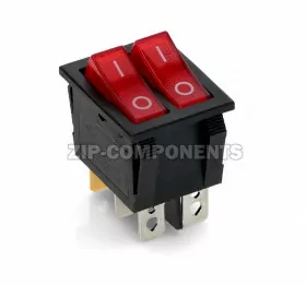 Кнопка двойная универсальная KCD6 15A