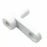 Упор нижний левый для двери холодильника Ariston Indesit C00857180 C00857267