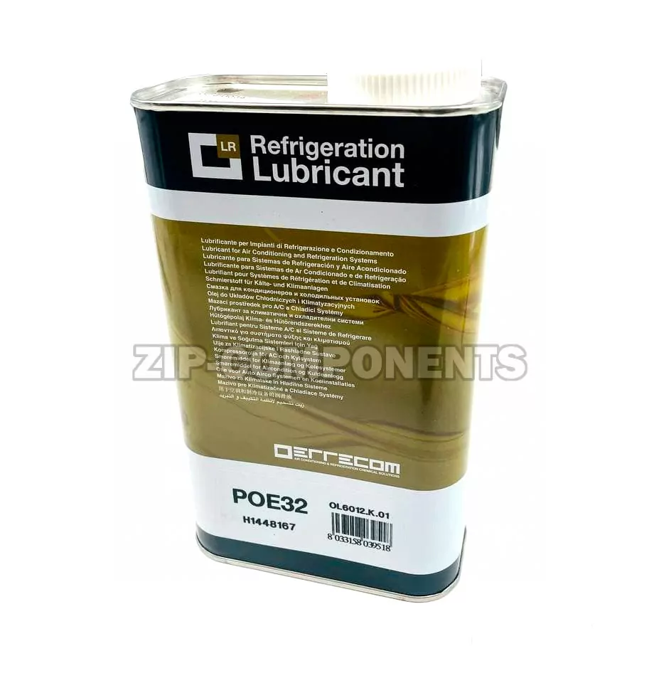 Масло POE 32 1л Errecom OL6012.K.01 железная канистра