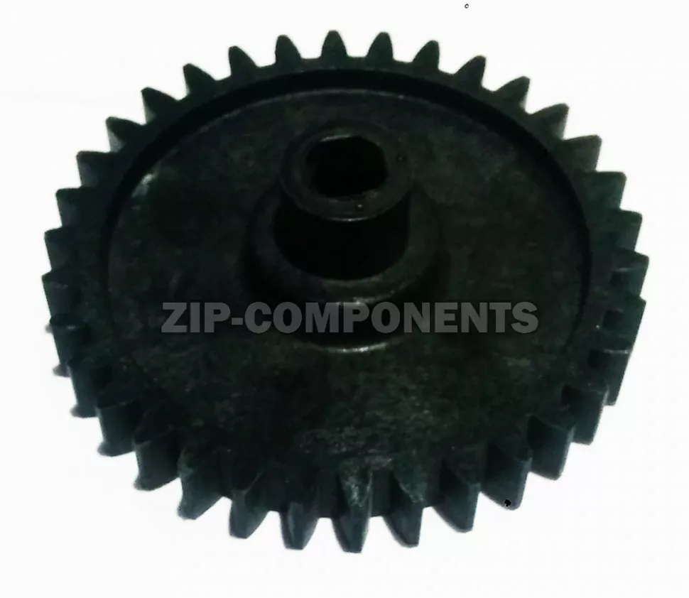Шестерня мясорубки Ротор, черная, D=72mm, H=25, пр.зубья 34 (квадрат 8mm