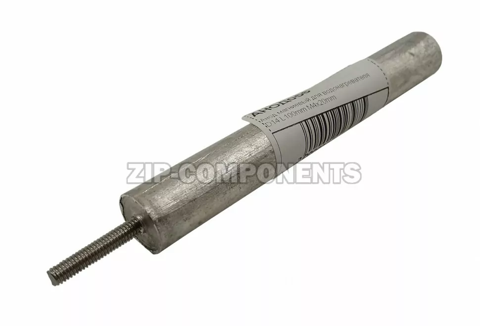 Анод магниевый для водонагревателя  D14 L100mm M4x20mm