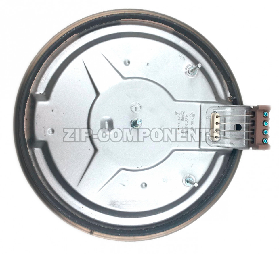 Электроконфорка для плиты 2600W D220MM EGO 18.22474.040 Indesit C00375550